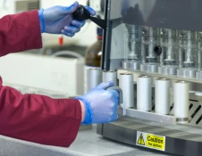 Food technologist at work