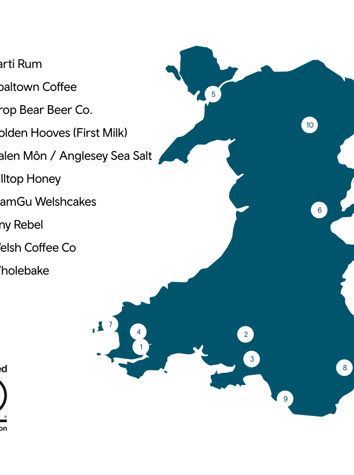 Map of Welsh B Corps