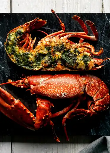 cooked lobster