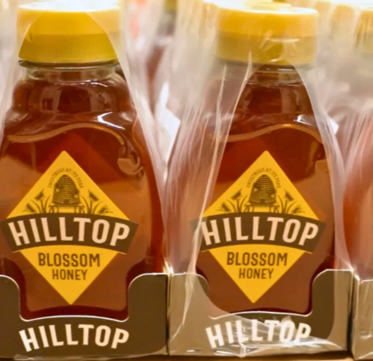 Hilltop Honey plastic bottles